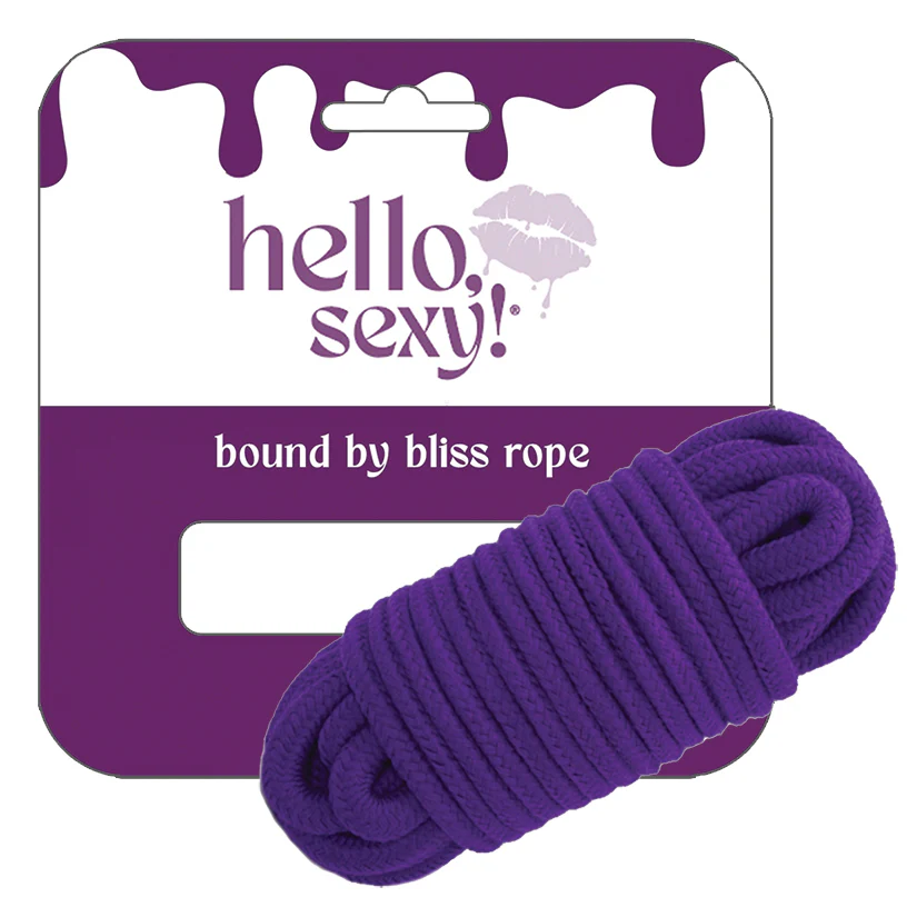 Hello Sexy Bound By Bliss Bondage Rope-Tiger Lily - Image 3