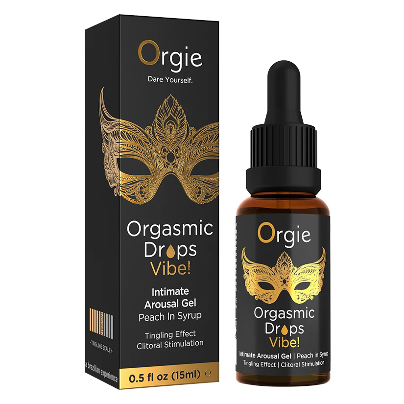 Orgie Orgasmic Drops Vibe-Peach In Syrup