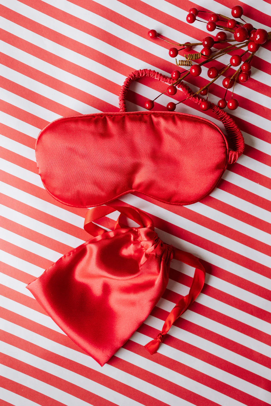 Red Satin Blindfold