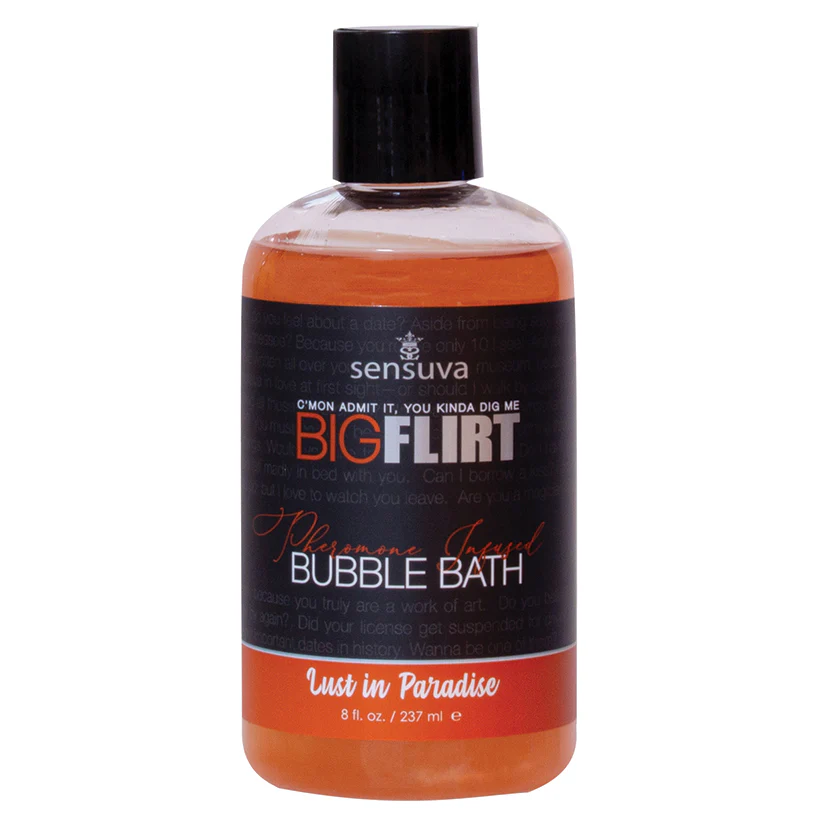 Sensuva Big Flirt Pheromone Bubble Bath-Berry Flirty 8oz - Image 3