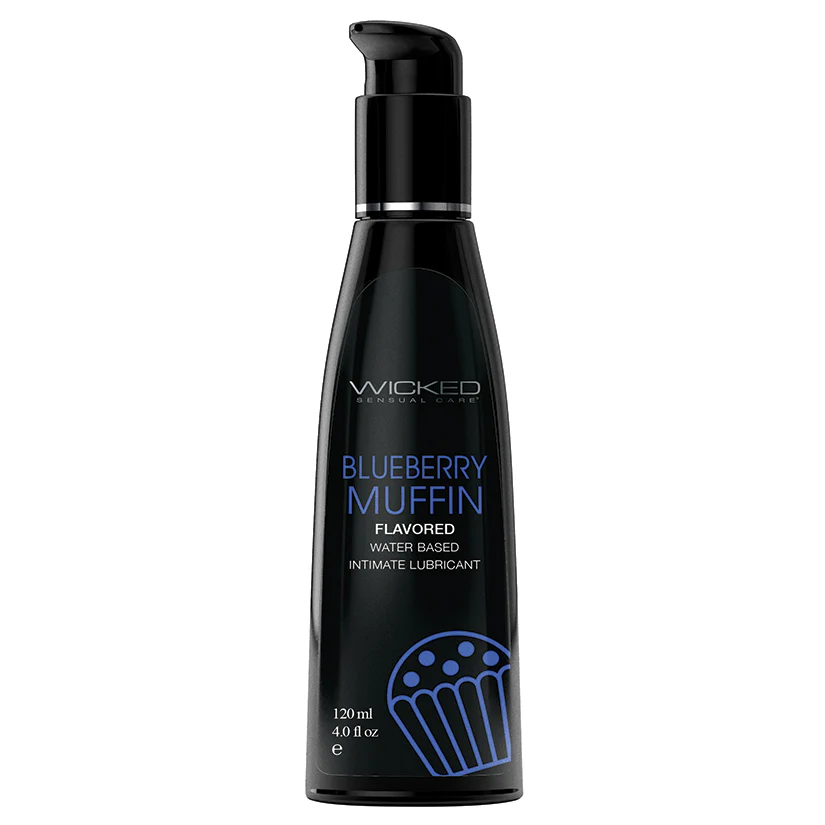 Wicked Aqua Flavored Lube-Blueberry Muffin 4oz - Image 4